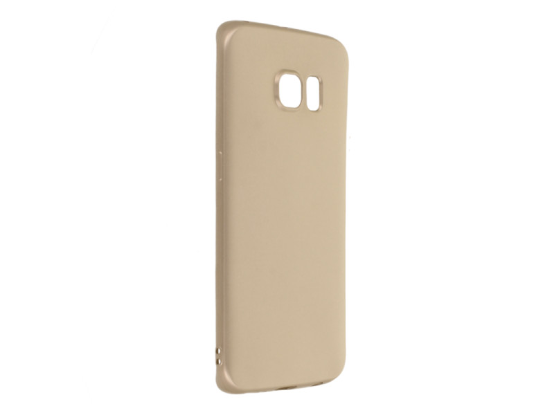 Newface Samsung Galaxy S6 Edge Kılıf First Silikon - Gold