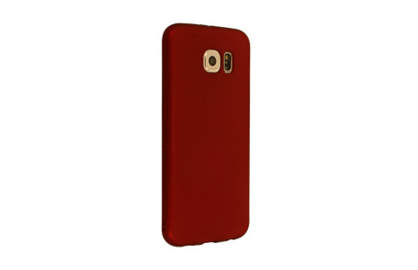 Newface Samsung Galaxy S6 Kılıf First Silikon - Bordo