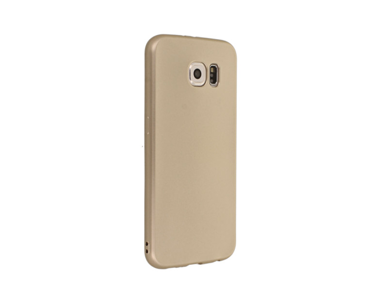 Newface Samsung Galaxy S6 Kılıf First Silikon - Gold