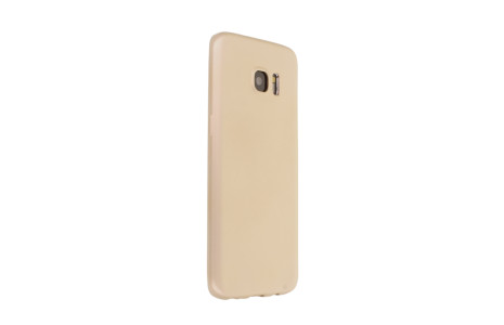 Newface Samsung Galaxy S7 Edge Kılıf First Silikon - Gold