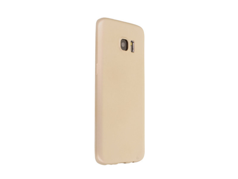 Newface Samsung Galaxy S7 Edge Kılıf First Silikon - Gold