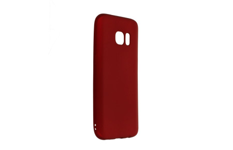 Newface Samsung Galaxy S7 Kılıf First Silikon - Bordo