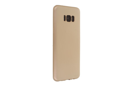 Newface Samsung Galaxy S8 Plus Kılıf First Silikon - Gold