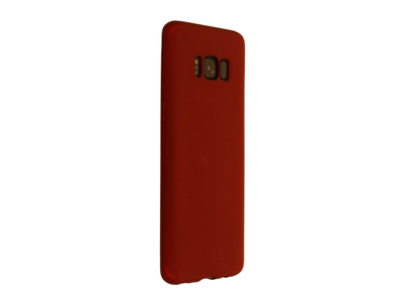 Newface Samsung Galaxy S8 Kılıf First Silikon - Bordo