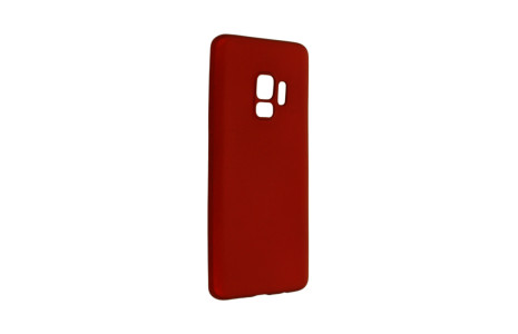 Newface Samsung Galaxy S9 Kılıf First Silikon - Bordo