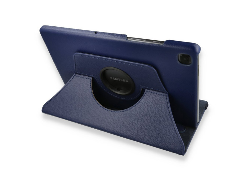 Newface Samsung Galaxy T500 Tab A7 10.4 Kılıf 360 Tablet Deri Kılıf - Lacivert