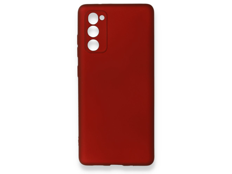 Newface Samsung Galaxy S20 FE Kılıf First Silikon - Bordo