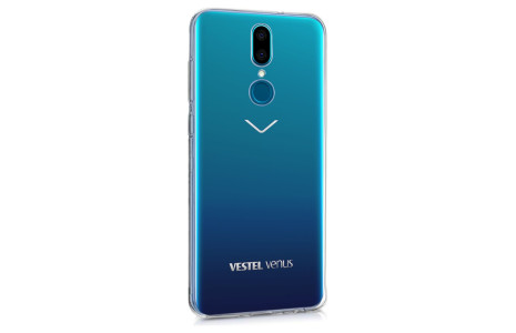 Newface Vestel V7 Kılıf Lüx Şeffaf Silikon - Şeffaf