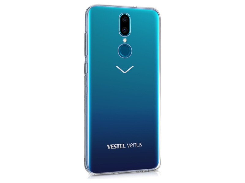 Newface Vestel V7 Kılıf Lüx Şeffaf Silikon - Şeffaf