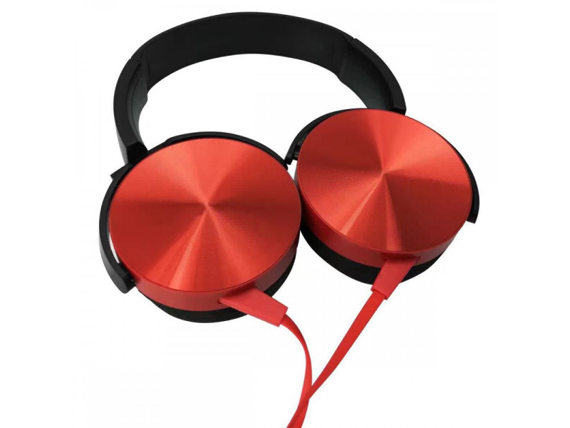 Newface XB450 Kablolu Extra Bass Kulaklık - Kırmızı