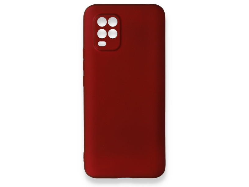 Newface Xiaomi Mi 10 Lite Kılıf First Silikon - Bordo