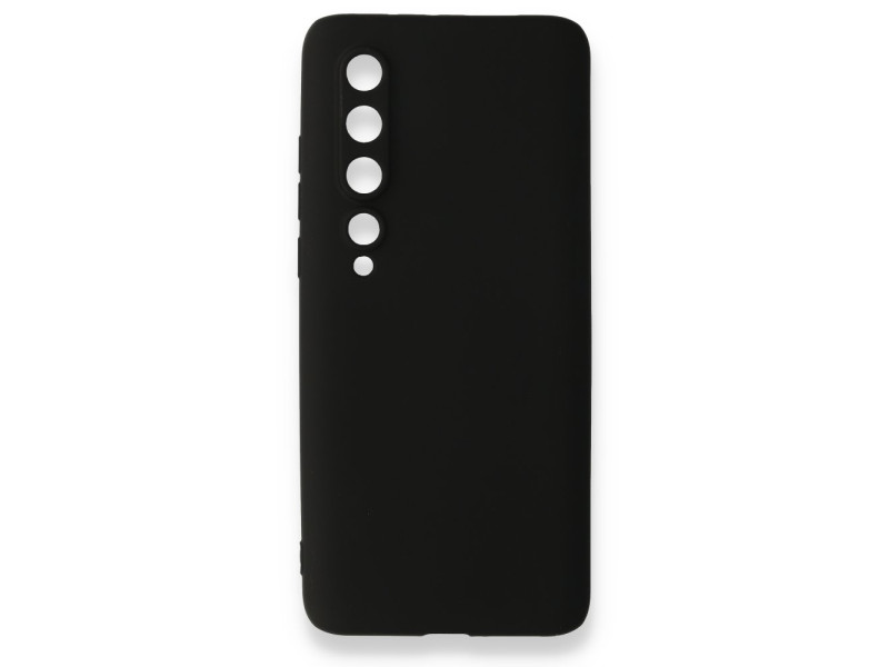 Newface Xiaomi Mi 10 Kılıf First Silikon - Siyah