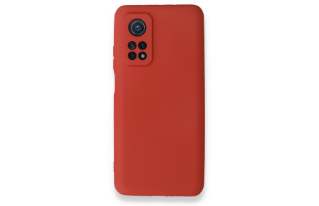 Newface Xiaomi Mi 10T Kılıf First Silikon - Kırmızı