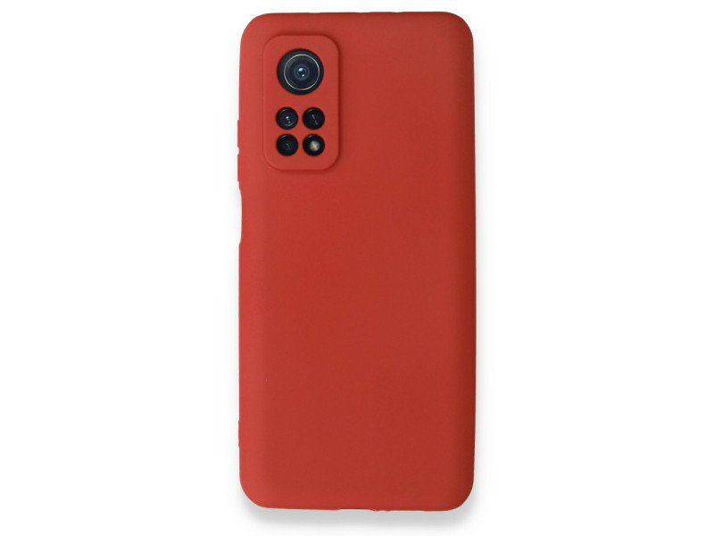 Newface Xiaomi Mi 10T Kılıf First Silikon - Kırmızı
