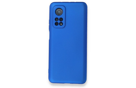 Newface Xiaomi Mi 10T Kılıf First Silikon - Mavi