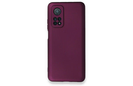 Newface Xiaomi Mi 10T Kılıf First Silikon - Mürdüm