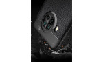 Newface Xiaomi Mi 10T Lite Kılıf Focus Derili Silikon - Siyah