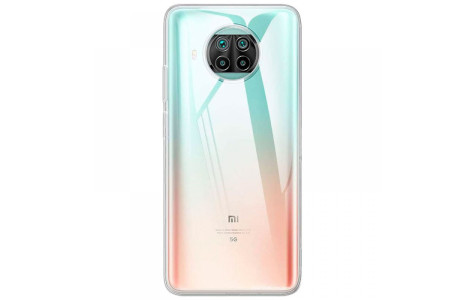 Newface Xiaomi Mi 10T Lite Kılıf Lüx Şeffaf Silikon - Şeffaf