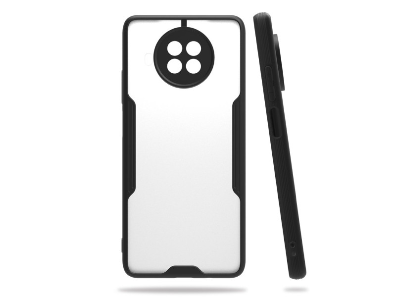 Newface Xiaomi Mi 10T Lite Kılıf Platin Silikon - Siyah