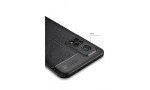 Newface Xiaomi Mi 10T Pro Kılıf Focus Derili Silikon - Siyah