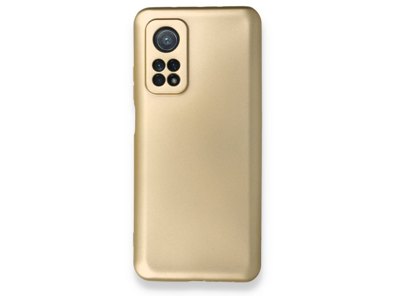Newface Xiaomi Mi 10T Pro Kılıf First Silikon - Gold