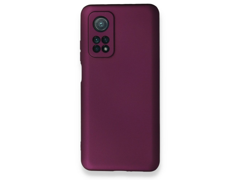 Newface Xiaomi Mi 10T Pro Kılıf First Silikon - Mürdüm