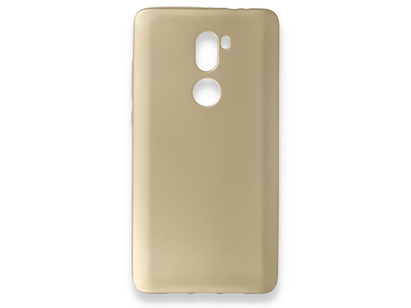 Newface Xiaomi Mi 5S Plus Kılıf First Silikon - Gold