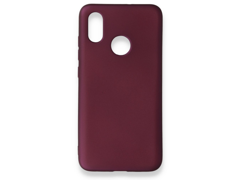 Newface Xiaomi Mi 8 Kılıf First Silikon - Mürdüm