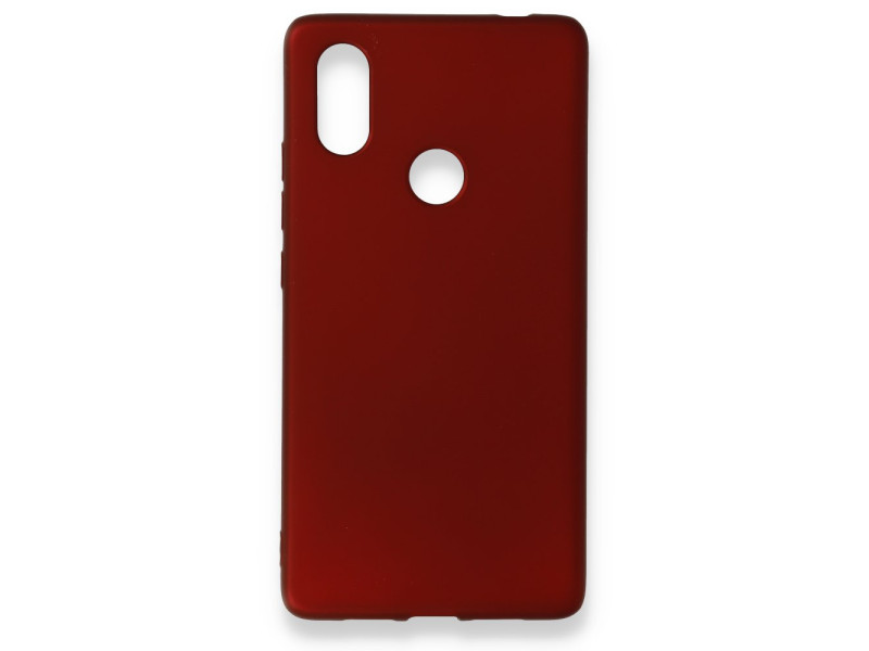 Newface Xiaomi Mi 8 SE Kılıf First Silikon - Bordo