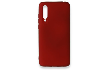 Newface Xiaomi Mi 9 Lite Kılıf First Silikon - Bordo