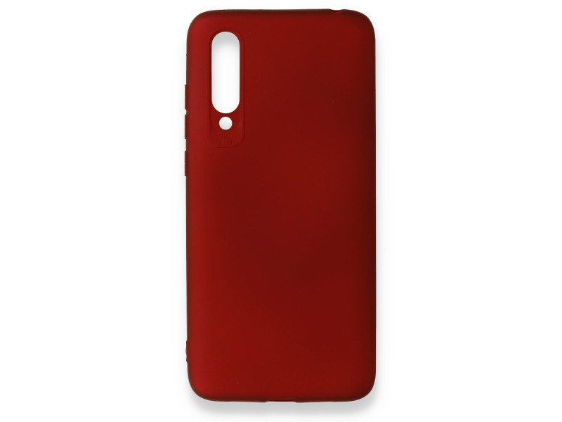 Newface Xiaomi Mi 9 Lite Kılıf First Silikon - Bordo