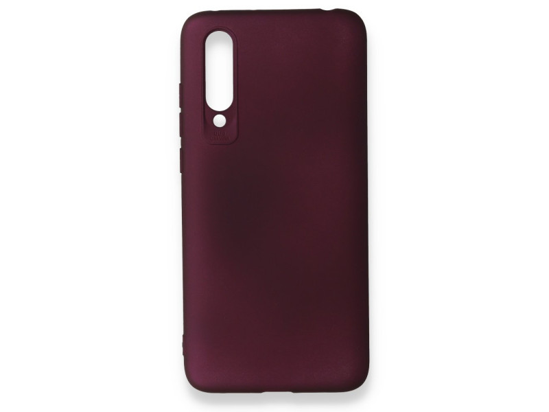 Newface Xiaomi Mi 9 Lite Kılıf First Silikon - Mürdüm
