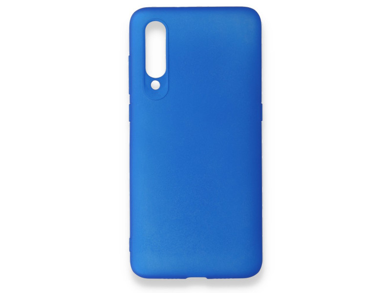 Newface Xiaomi Mi 9 Kılıf First Silikon - Mavi
