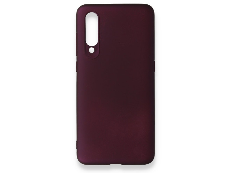 Newface Xiaomi Mi 9 Kılıf First Silikon - Mürdüm