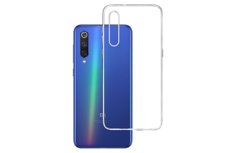 Newface Xiaomi Mi 9 SE Kılıf Lüx Şeffaf Silikon - Şeffaf