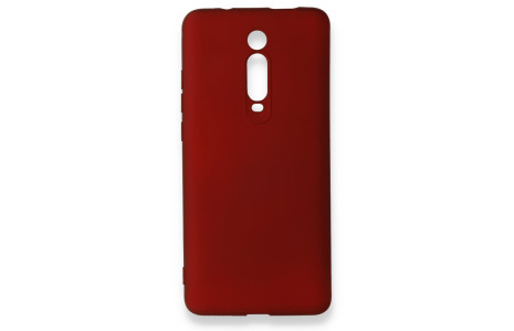 Newface Xiaomi Mi 9T Kılıf First Silikon - Bordo