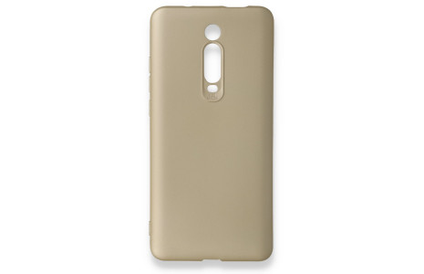 Newface Xiaomi Mi 9T Kılıf First Silikon - Gold