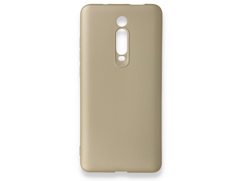 Newface Xiaomi Mi 9T Kılıf First Silikon - Gold