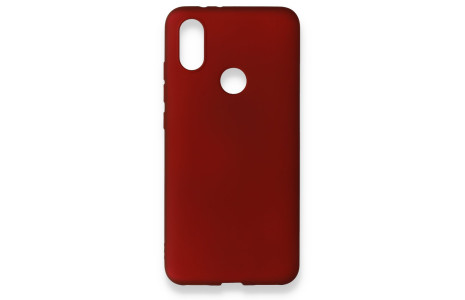 Newface Xiaomi Mi A2 Kılıf First Silikon - Bordo