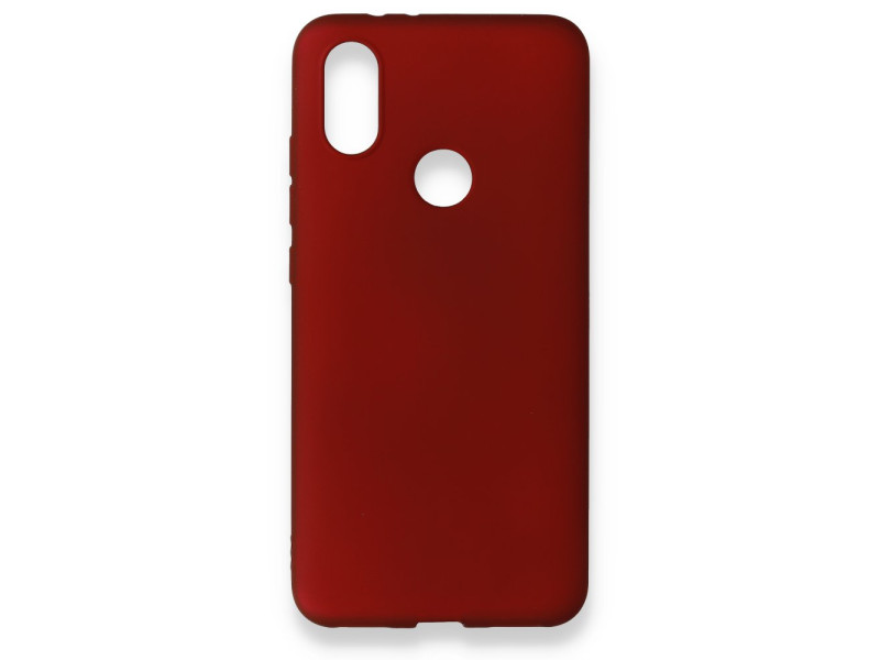 Newface Xiaomi Mi A2 Kılıf First Silikon - Bordo