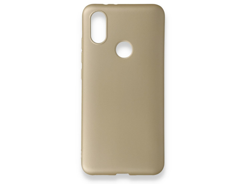 Newface Xiaomi Mi A2 Kılıf First Silikon - Gold