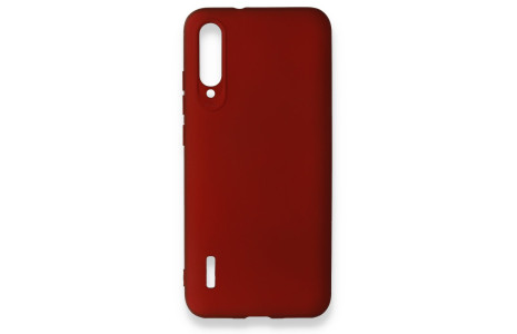 Newface Xiaomi Mi A3 Kılıf First Silikon - Bordo