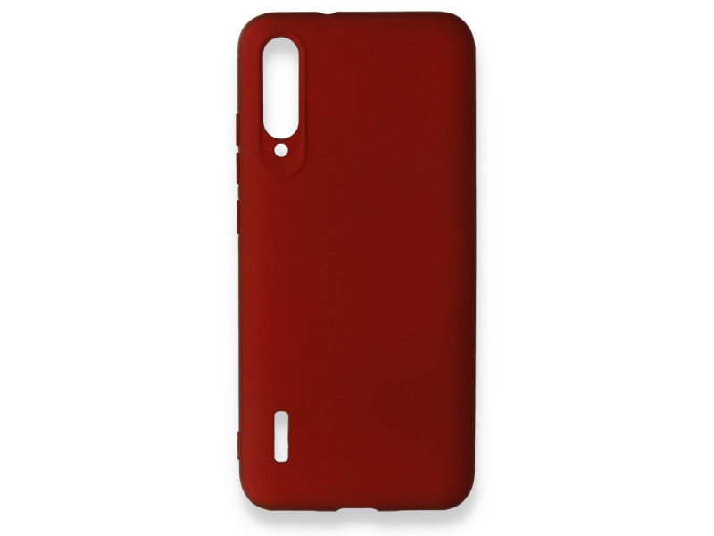Newface Xiaomi Mi A3 Kılıf First Silikon - Bordo