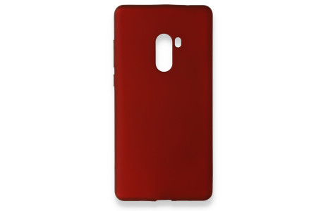 Newface Xiaomi Mi Mix 2 Kılıf First Silikon - Bordo