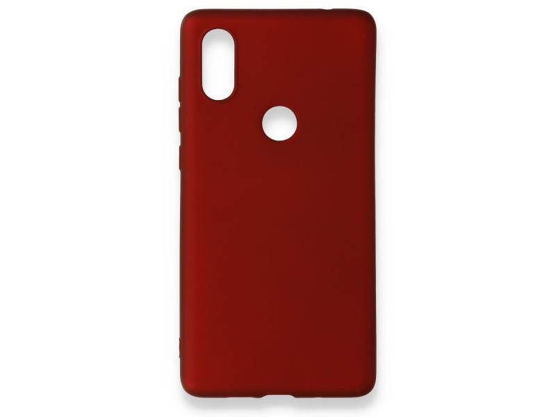 Newface Xiaomi Mi Mix 2S Kılıf First Silikon - Bordo
