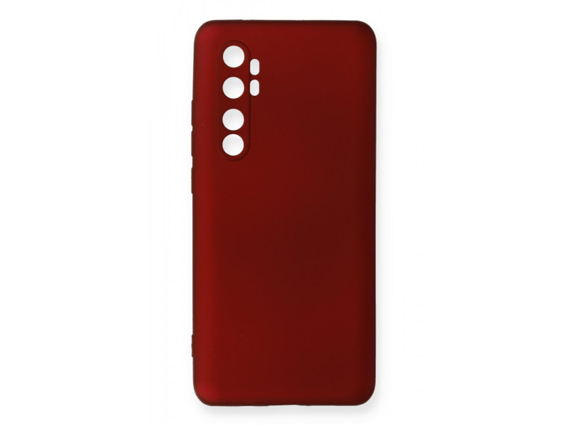 Newface Xiaomi Mi Note 10 Lite Kılıf First Silikon - Bordo