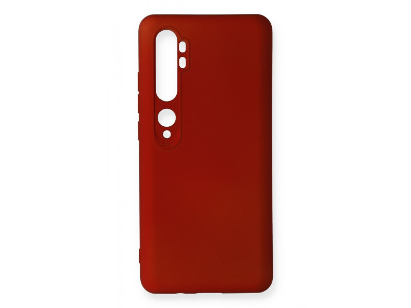 Newface Xiaomi Mi Note 10 Pro Kılıf First Silikon - Bordo