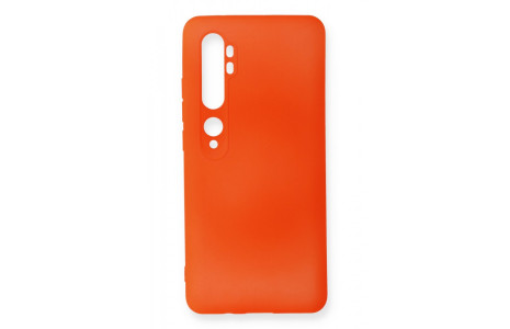 Newface Xiaomi Mi Note 10 Pro Kılıf First Silikon - Turuncu