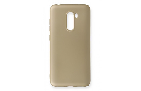 Newface Xiaomi Pocophone F1 Kılıf First Silikon - Gold