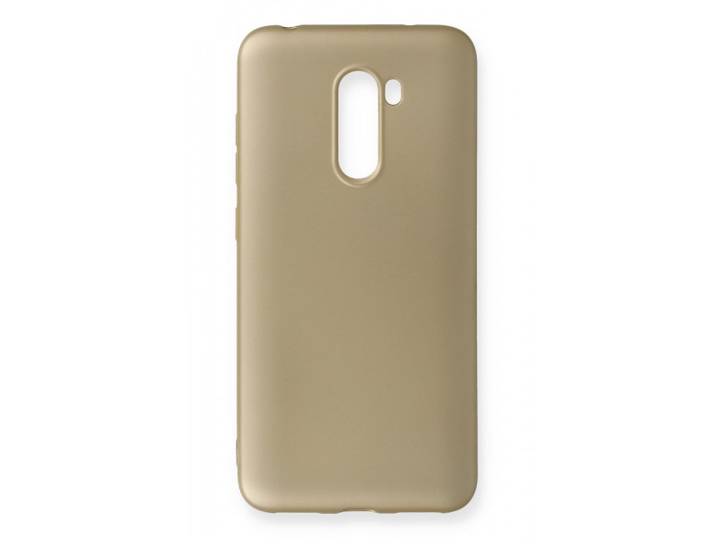 Newface Xiaomi Pocophone F1 Kılıf First Silikon - Gold